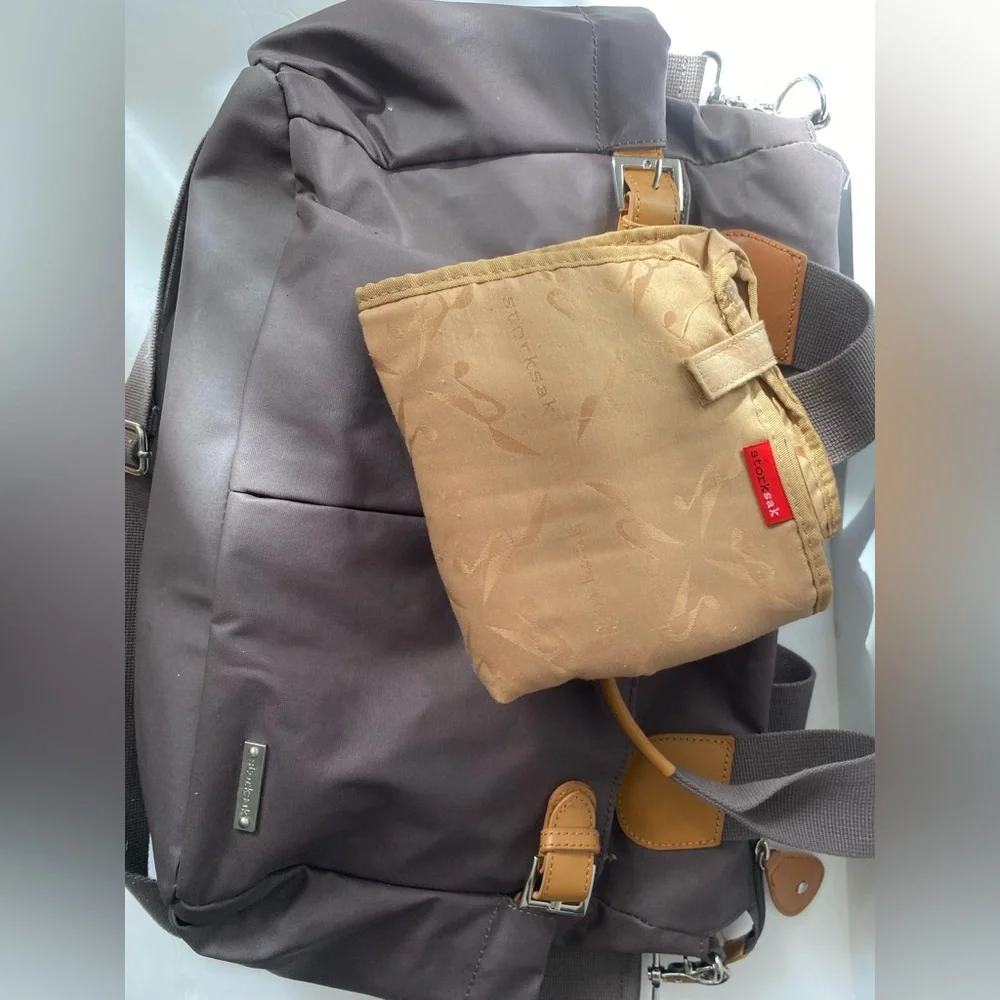 NEW STORKSAK Kay London kay diaper bag in pristine condition